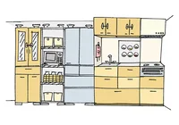 割れやすい食器・重い調理器具が多いキッチンは危険ゾーン！場所別「防災お片付け」で家の中をすっきり安全に