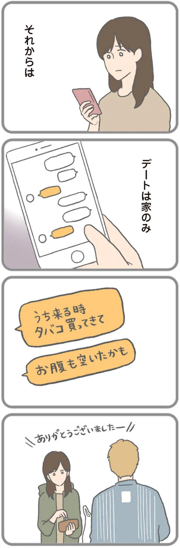 デートは家のみ