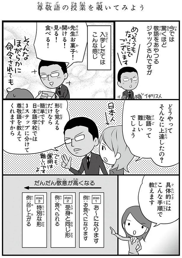 【画像を見る】尊敬語の授業を覗いてみよう