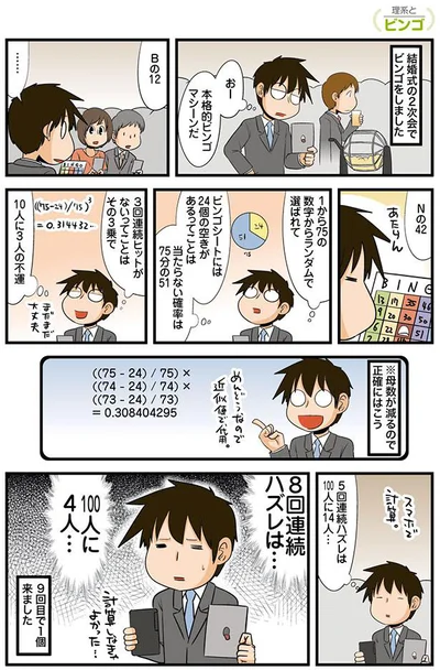 【画像を見る】理系とビンゴ