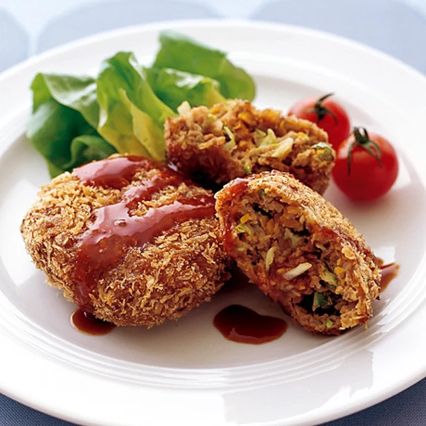 野菜を足してヘルシー＆おいしく！ 野菜入りメンチカツ5選