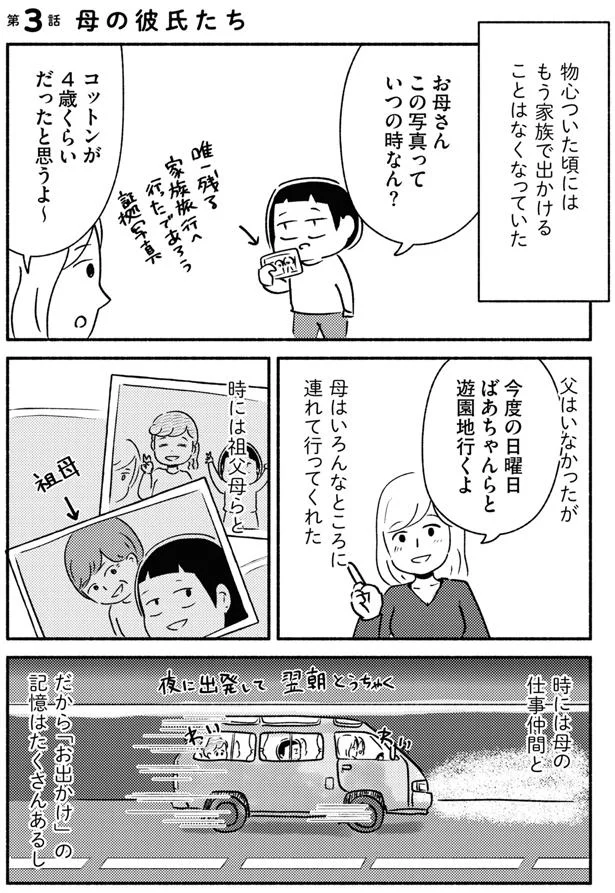 お出かけの記憶はたくさんある