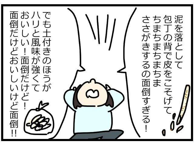 ゴボウ問題、難問！