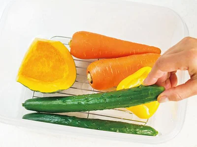 常備している野菜の量を目安に保存容器を用意