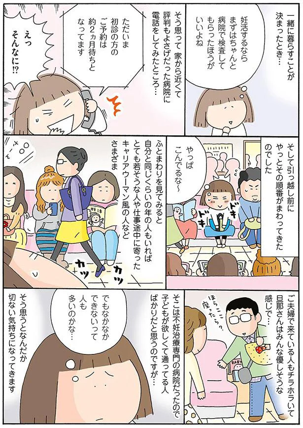 妊活するならまずはちゃんと病院で検査してもらったほうがいいよね