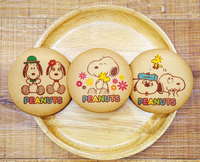 プリントクッキーの絵柄は3種類