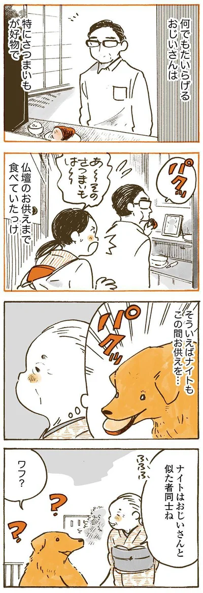 ナイトはおじいさんと似た物同士ね