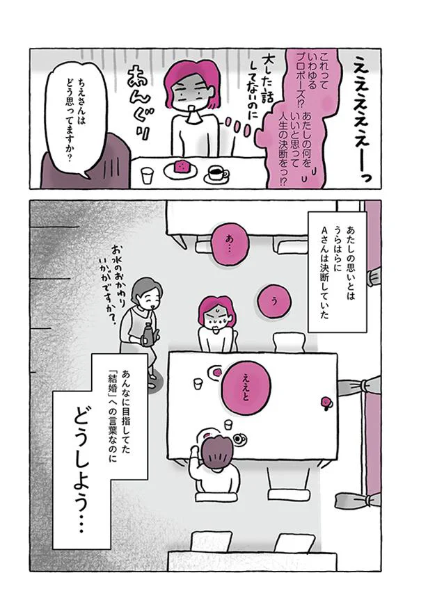 あんなに目指してた「結婚」への言葉