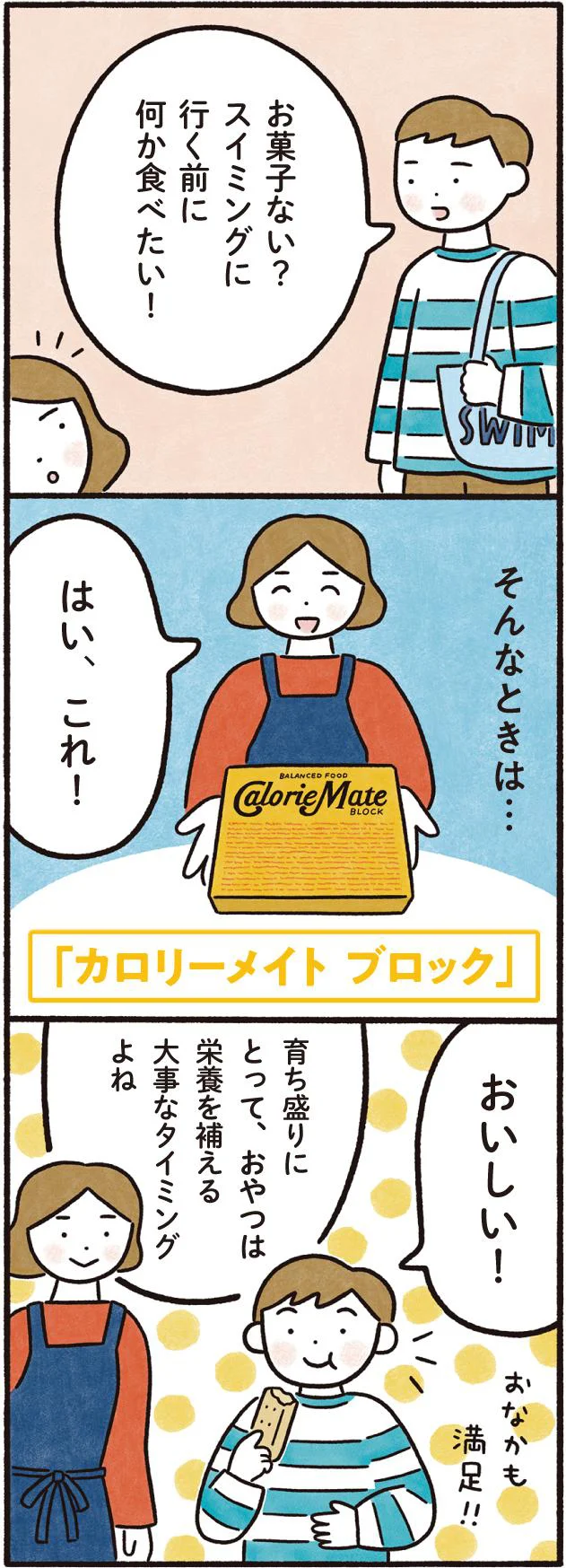カロリーメイト ブロックは腹もちバツグン!