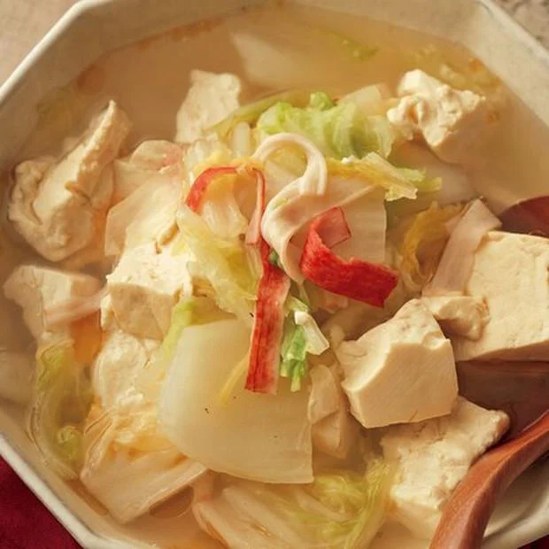 「白菜と豆腐のうま煮」