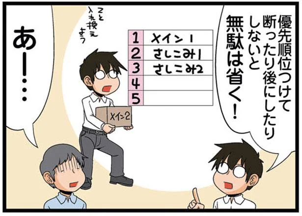 無駄は省く!