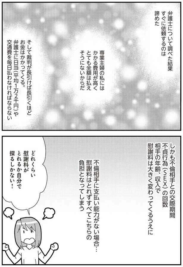 どれくらい慰謝料がとれるか自分で探るしかない!
