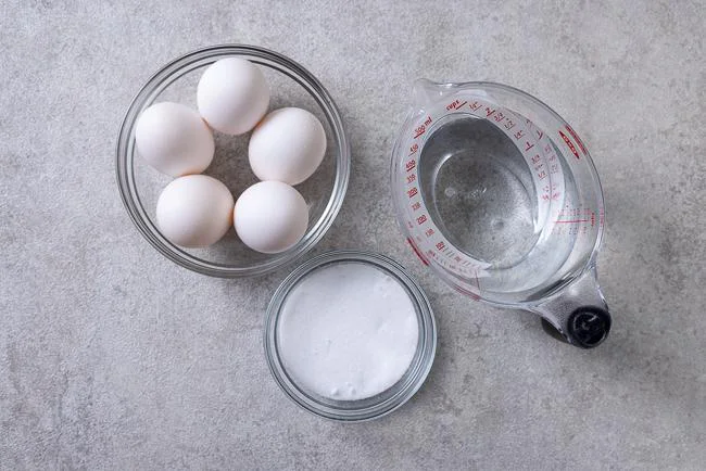 塩味しみしみ味つきゆで卵の材料