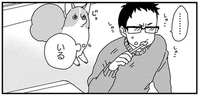 かわいいストーカー 歯磨き中 背後に視線を感じて あしょんでよッ うちの犬ログ 4 3 画像11 15 レタスクラブ