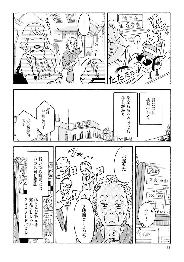 長い待ち時間にはいつも同じ雑誌