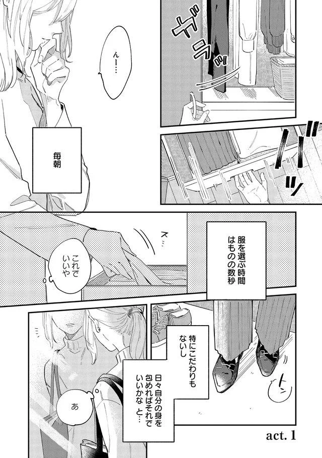 服を選ぶ時間はものの数秒