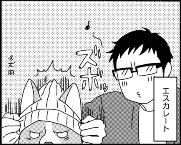 ついつい帽子もかぶせたくなり