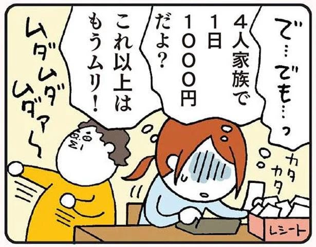 1日1000円の食費は高すぎる…?