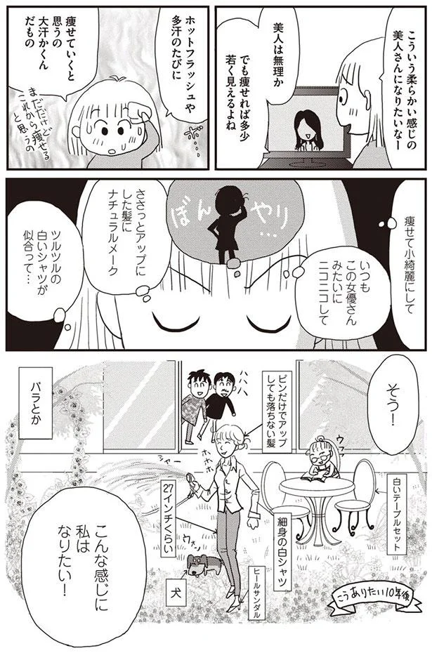 将来どんな自分になりたい こうありたい10年後を妄想してみた 今夜もホットフラッシュ 更年期 越えたら 人生パラダイス 6 レタスクラブ