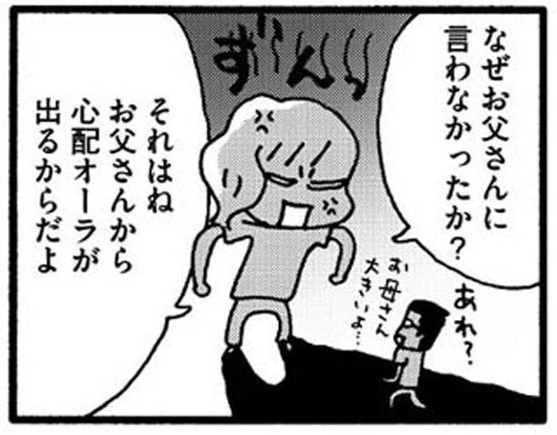 なぜお父さんに言わなかったか?