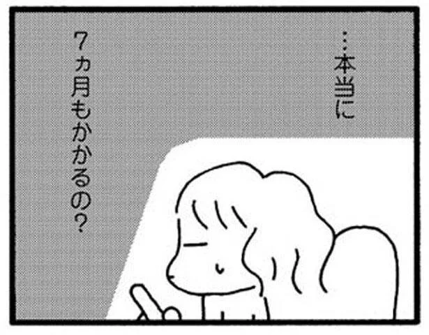 …本当に　7ヶ月もかかるの？