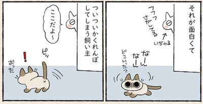 ついつい隠れちゃう