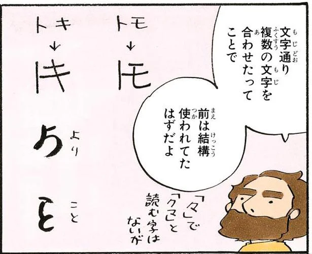 複数の文字を合わせた字