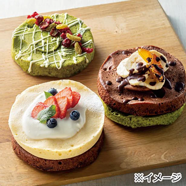 ホットケーキというより、スポンジケーキのようなふっくら食感