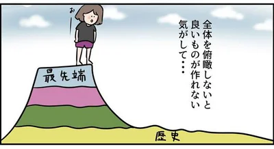 全体を俯瞰しないと良いものが作れない気がして…