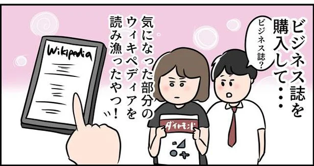 ビジネス誌を購入して…