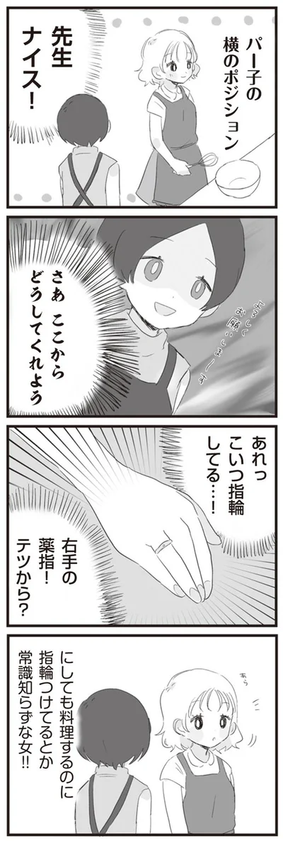 あれっ　こいつ指輪してる…！