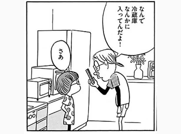 なんで冷蔵庫なんかに…