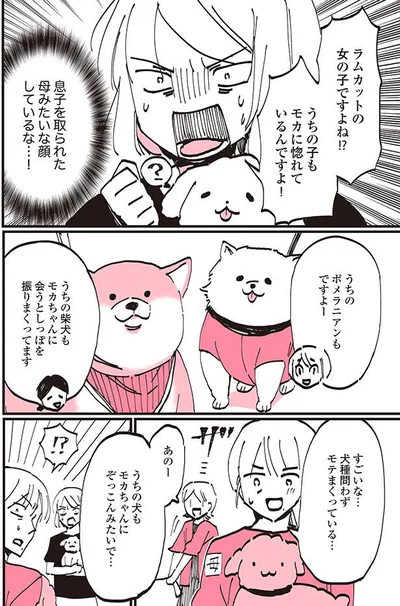 すごいな…犬種問わずモテまくっている…