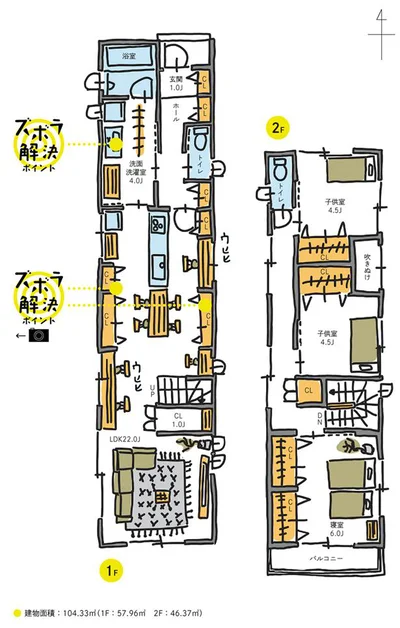 料理しながら洗濯もラクにできる！