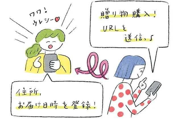 所を知らなくても贈れる「デジタルギフト」が便利