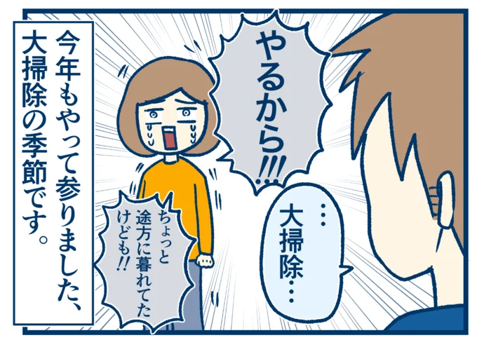 大掃除の季節です