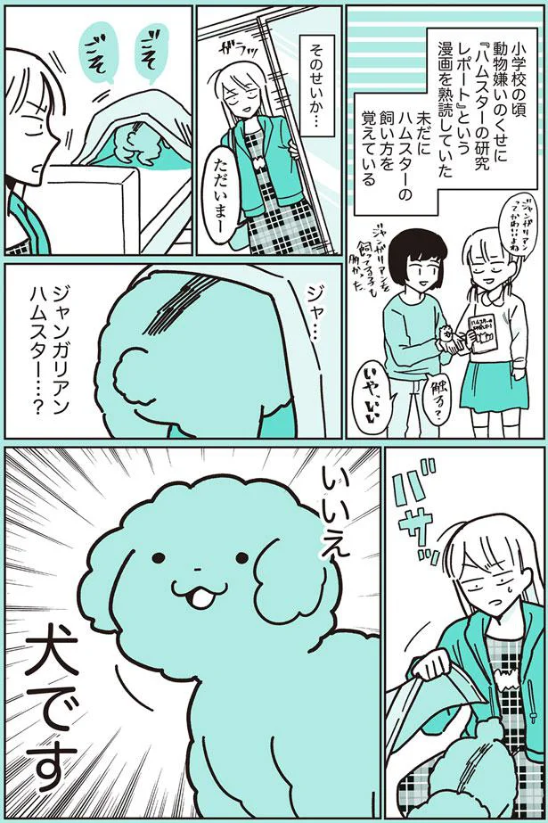 いいえ、犬です