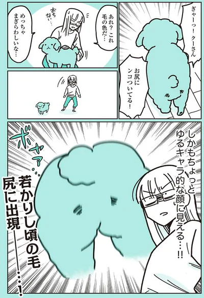 これ毛の色だ…