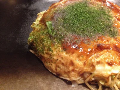 空腹時の「お好み焼き定食」は最高です