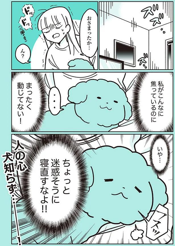 ちょっと迷惑そうに寝直すなよ！！