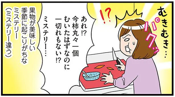 あれ!?柿がない！果物がおいしい季節に起こるミステリー／ひとりぐらしも神レベル（11）