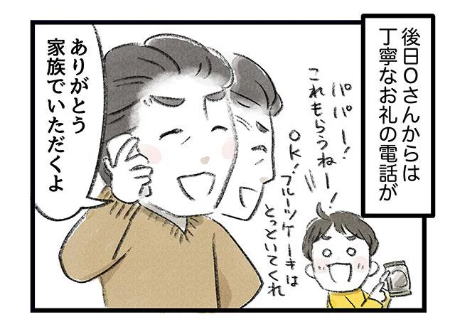 後日お礼の電話が