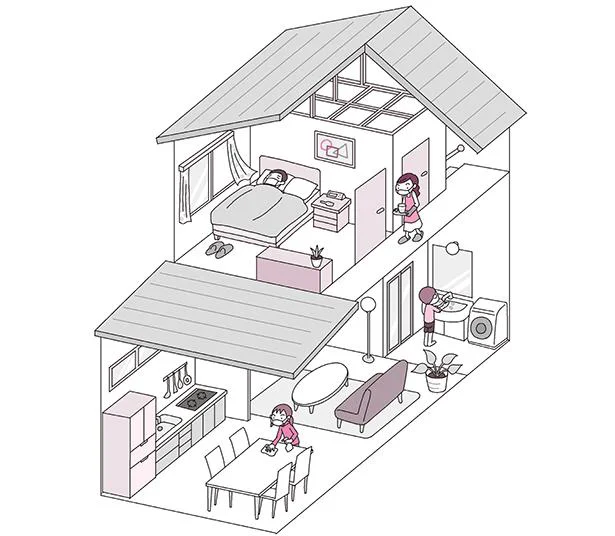 自宅療養になった時の注意点