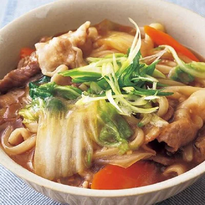 この味つけは新しい！ しょうが＆にんにくで体ポカポカ「豚と白菜の中華煮込みうどん」