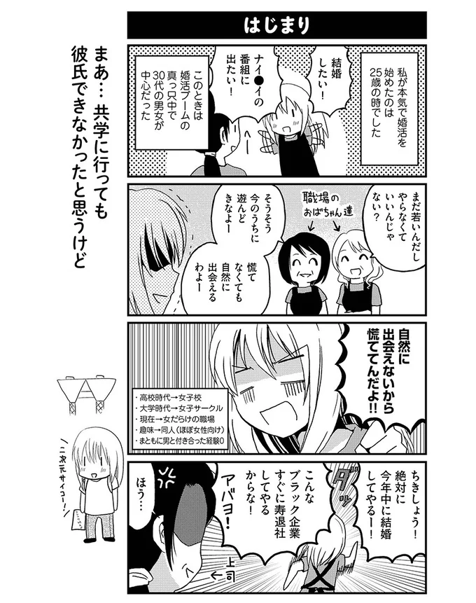 外野を振り切って婚活スタート!