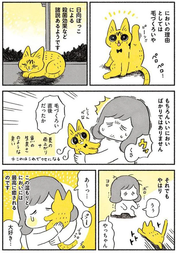 ウッくさ　毛づくろい直後だったか