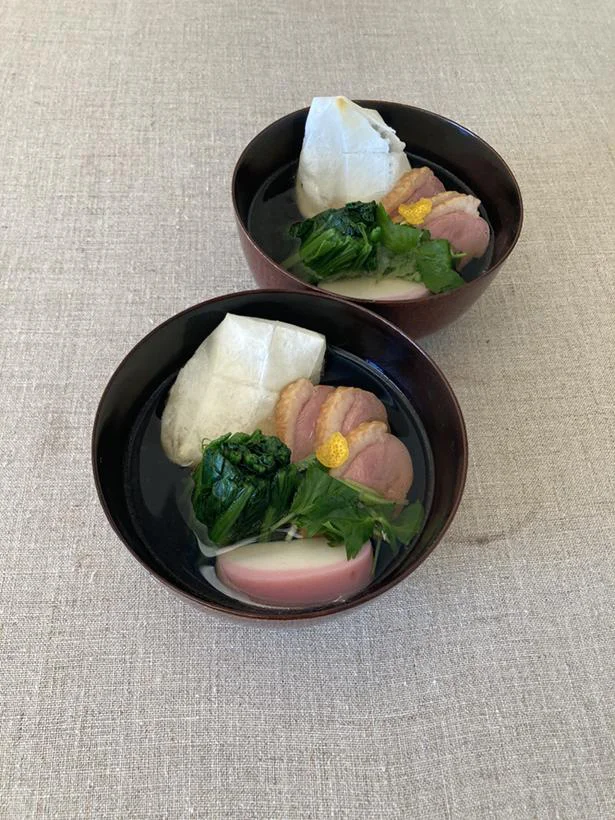 お正月の定番料理をグンと格上げ!合鴨ロースの雑煮