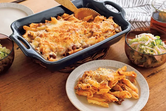 「ミートマカロニグラタン」の献立