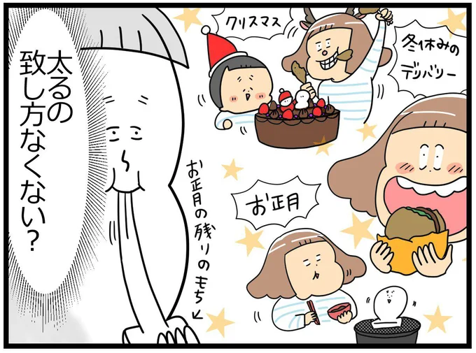 太るの致し方なくない?