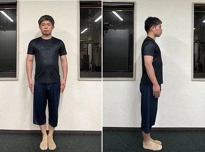  after　体重70.6kg　ウエスト86cm